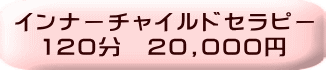 インナーチャイルドセラピー 120分　20,000円